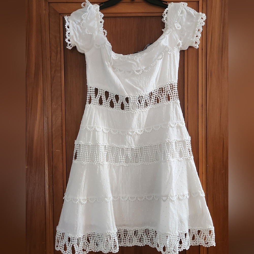 White woman's dress